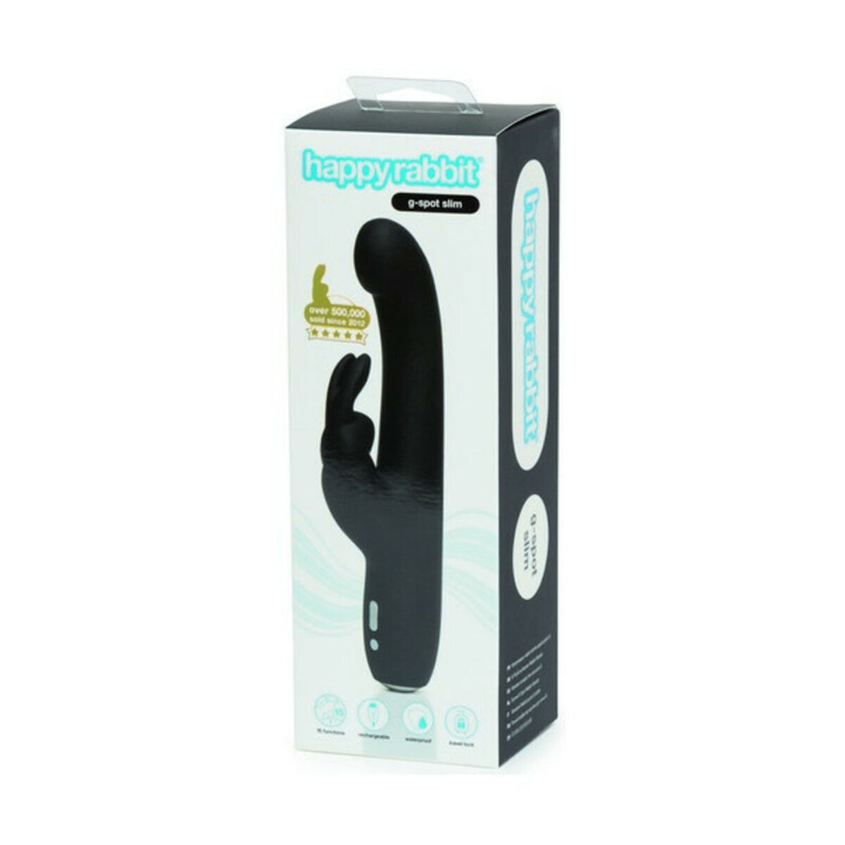 Rabbit Vibrator Happy Rabbit G-Spot Schwarz